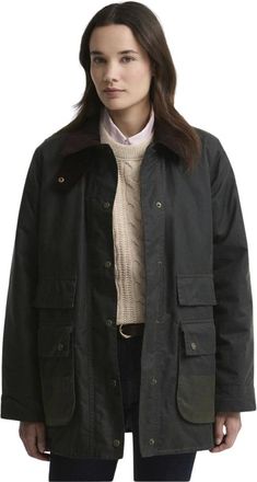 Barbour Dames, Jassen, Groen, Maat: M Katoen