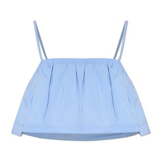 Iro Iro, Dames, Tops, Blauw, Maat: S Katoen