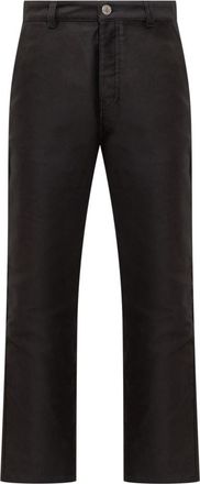 Ami Black Straight Flat Front Pants