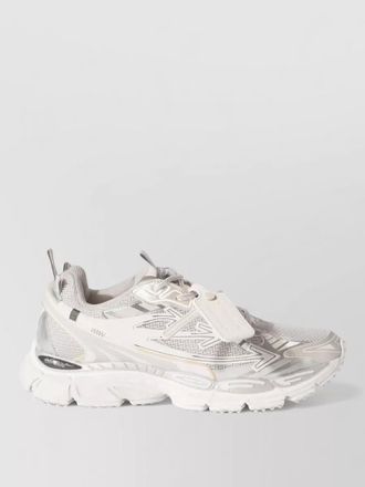 Off-white be right back mesh sneakers pull tabs