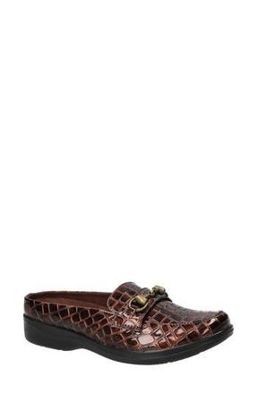 Easy Street Nell Bit Loafer Mule in Brown Croco at Nordstrom Rack, Size 5.5