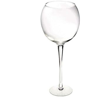 Trade Shop Trade Shop - Calice Ampolla Ballon Boccia Vetro 15cm H 50cm Confetti Vaso Porta Fiori Candela