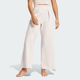 adidas adidas Performance Womens Yoga Pants - Pink Recycled Material - Size X-Large