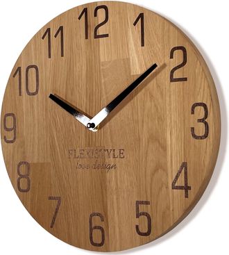OEM Reloj De Pared De Madera Natur 30 Cm