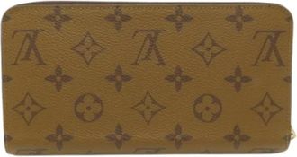 Louis Vuitton Pre-owned Long wallet (bi-fold) - Dames - Vintage Accessoires - Bruin - ONE Size - Vintage