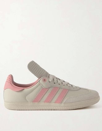 adidas Originals Mens Adidas Originals Humanrace Samba Trainers - Tan - Size: 10.5