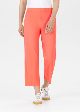 Stehmann Culotte STEHMANN FENJA, Damen, Gr. 36, N-Gr, livingcoral,6524, Stoff, Obermaterial: 65% Viskose, 30% Polyamid, 5% Elasthan, straight fit 7/8-L&auml;nge, Ho