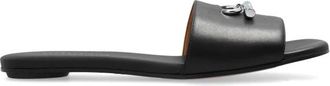 Alexander McQueen Leren slippers - Dames - Sandalen - Zwart - 36 1/2 EU - Schoenen