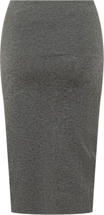 Stella McCartney Wool Knit Pencil Skirt - Grey