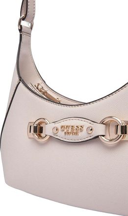 Guess Womens Shoulder Bag Stone Polyurethane Shoulder-bags