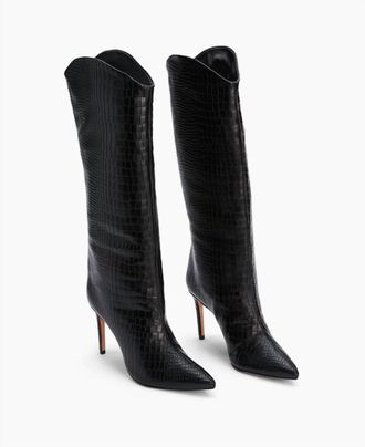 Schutz Womens Maryana Boot In Black