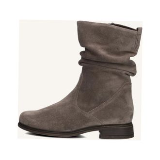 Gabor Schoenen, Dames, Grijs, 40 1/2 EU, Leer, Enkellaarsjes 793