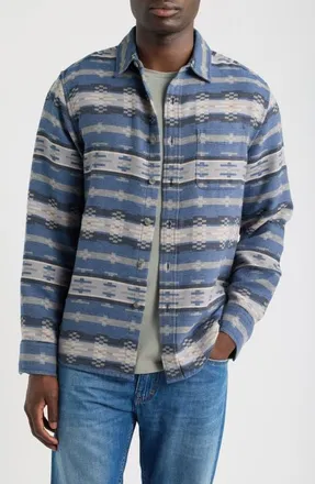 Pendleton Marshall Chamois Shirt in Painted Hills Blue at Nordstrom, Size Xx-Large