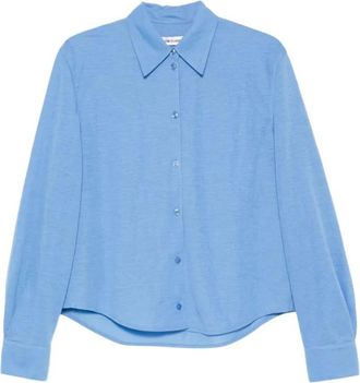 Low Classic LOW Classic, Overhemden, Dames, Blauw, M, Katoen, Klassiek Shirt