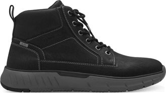 s.Oliver Zwarte Casual Enkellaarsjes voor Mannen - Heren - Veterlaarzen - Zwart - 44 EU - Schoenen