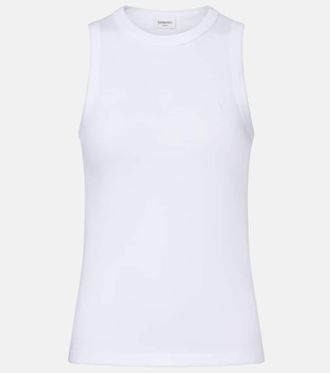 Saint Laurent Cassandre cotton T-shirt