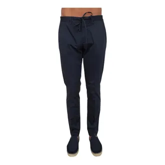 Corneliani Heren, Broeken, Blauw, Maat: 3XL Katoen