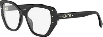 Fendi Soul Eyeglasses - Dames - Brillen - Zwart - 54 MM - Accessoires