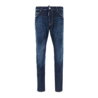 Dsquared2 Pantalone - male - Dsquared2 - Slim Fit Jeans - Blue - 3XL - Jeans