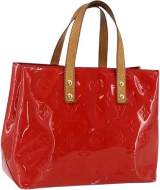 Louis Vuitton Pre-owned Leren Handtas - Dames - Vintage Handtas - Rood - ONE Size - Leer - Vintage