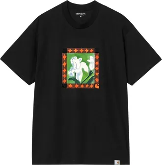Carhartt Work in Progress Tops, Heren, Zwart, S, S/S Julia Klenovsky T-Shirt