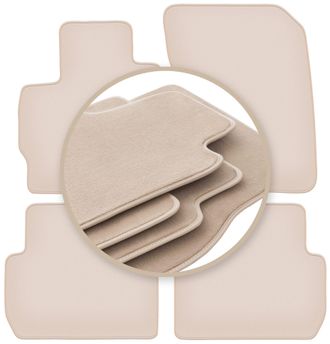 OEM Alfombrillas Premium Beige Para: Mitsubishi Outlander Iii Phev Suv 2012