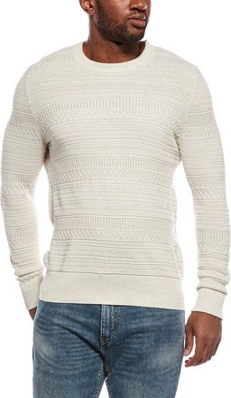 J.McLaughlin J.Mclaughlin Guernsey Knit Crewneck Sweater