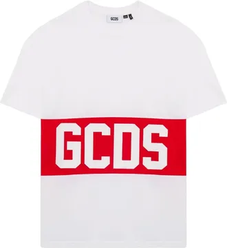 GCDS Hombre, Camisetas, Blanco, Talla: S