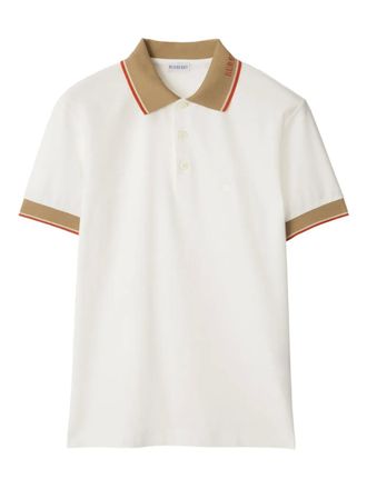 Burberry cotton polo shirt - White
