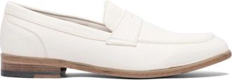 Rolando Sturlini Witte Loafer Schoenen Stijlvol Comfortabel Chic - Dames - Loafers - Wit - 38 EU - Leer - Schoenen