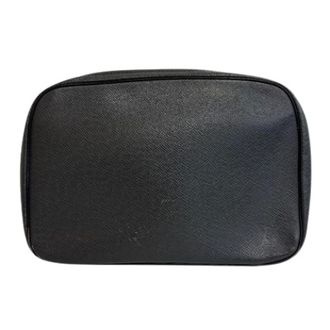 Louis Vuitton Pre-owned Clutch Bag - Heren - Pre-owned - Zwart - Maat: ONE Size Leer