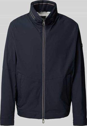 Bugatti Jacke mit Zweiwege-Reißverschluss in Marine, Größe 52