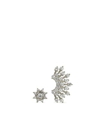 Lark & Berry 14K white gold The Hollywood Glamour diamond earrings - women - Lab Grown Diamond/14kt White Gold - One Size - Silver