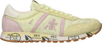 Premiata Lucyd 0.1 Sneaker - Dames - Sneakers - Geel - 38 EU - Leer - Schoenen