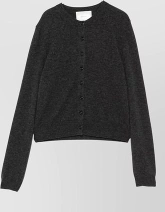 Lisa Yang cashmere fine-knit round-neck cardigan