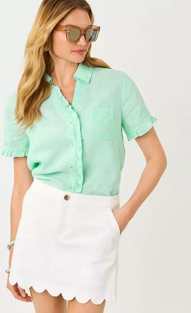 Lilly Pulitzer Carden Ruffle Top