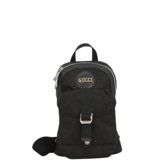 Gucci Pre-owned Backpacks, female, Black, Size: ONE SIZE Pre-owned Vintage Nylon Sling Bag