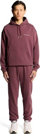 Lyle & Scott Script Brushback Pullover Hoodie in Dusky Maroon at Nordstrom, Size X-Large