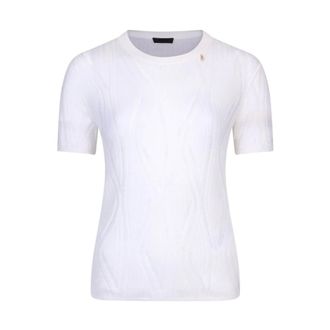 Liu Jo Round-neck Knitwear - female - Liu Jo - Round-neck Knitwear - White - M - Knitwear