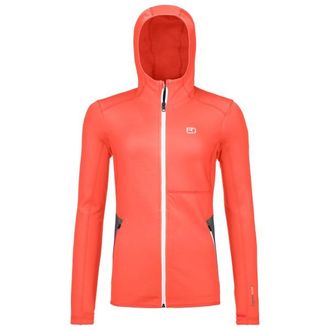 Ortovox Fleece Hoody Fleecejacke für Damen | rot
