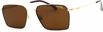 Carrera Brown Rectangular Mens Sunglasses CARRERA 356/S 0NOA/70 56