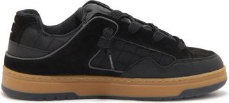 D.A.T.E. Zwarte Nylon Skate Schoenen - Heren - Sneakers - Zwart - 41 EU - Nylon - Schoenen