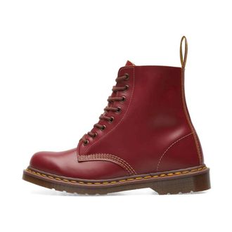 Dr. Martens Schoenen, Heren, Rood, 41 EU, Wol, 1460 Made In England Boot