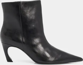 Schutz 75mm Lexi Leather Ankle Boots
