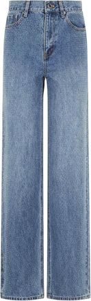 Self Portrait Mujer, Vaqueros, Azul, Talla: W26