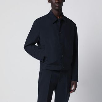 Prada Giacca blu in lana e mohair