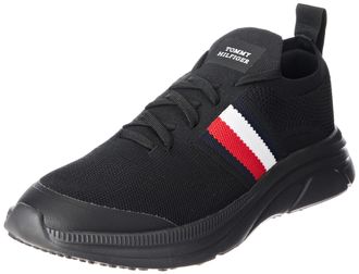 Tommy Hilfiger Modern Runner Knit Stripes, Black, 9