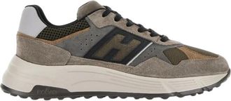 Hogan Hyperlight Sneakers - Heren - Sneakers - Bruin - 41 EU - Leer - Schoenen
