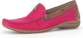 Gabor California Sporty Womens Moccasins 6 UK Pink Suede/New Whiskey