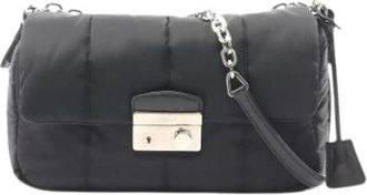 Prada Pre-owned Vintage Nylon Schoudertas - Dames - Vintage Schoudertas - Zwart - ONE Size - Nylon - Vintage